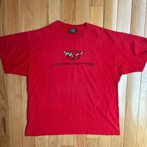 Corvette red t shirt size XL